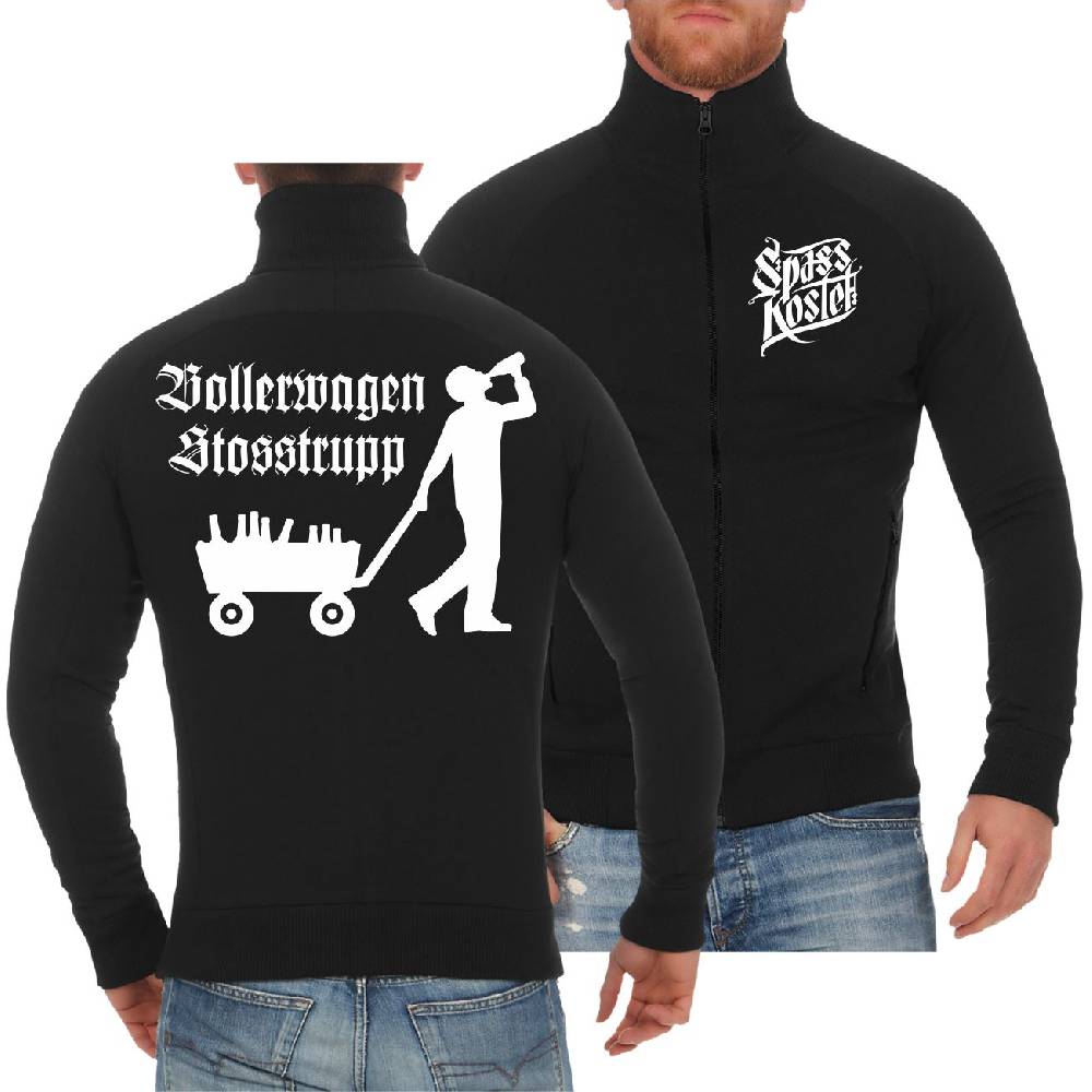 Spass Kostet Männer Sweatjacke Bollerwagen Stosstrupp Riesige Ersparnisse