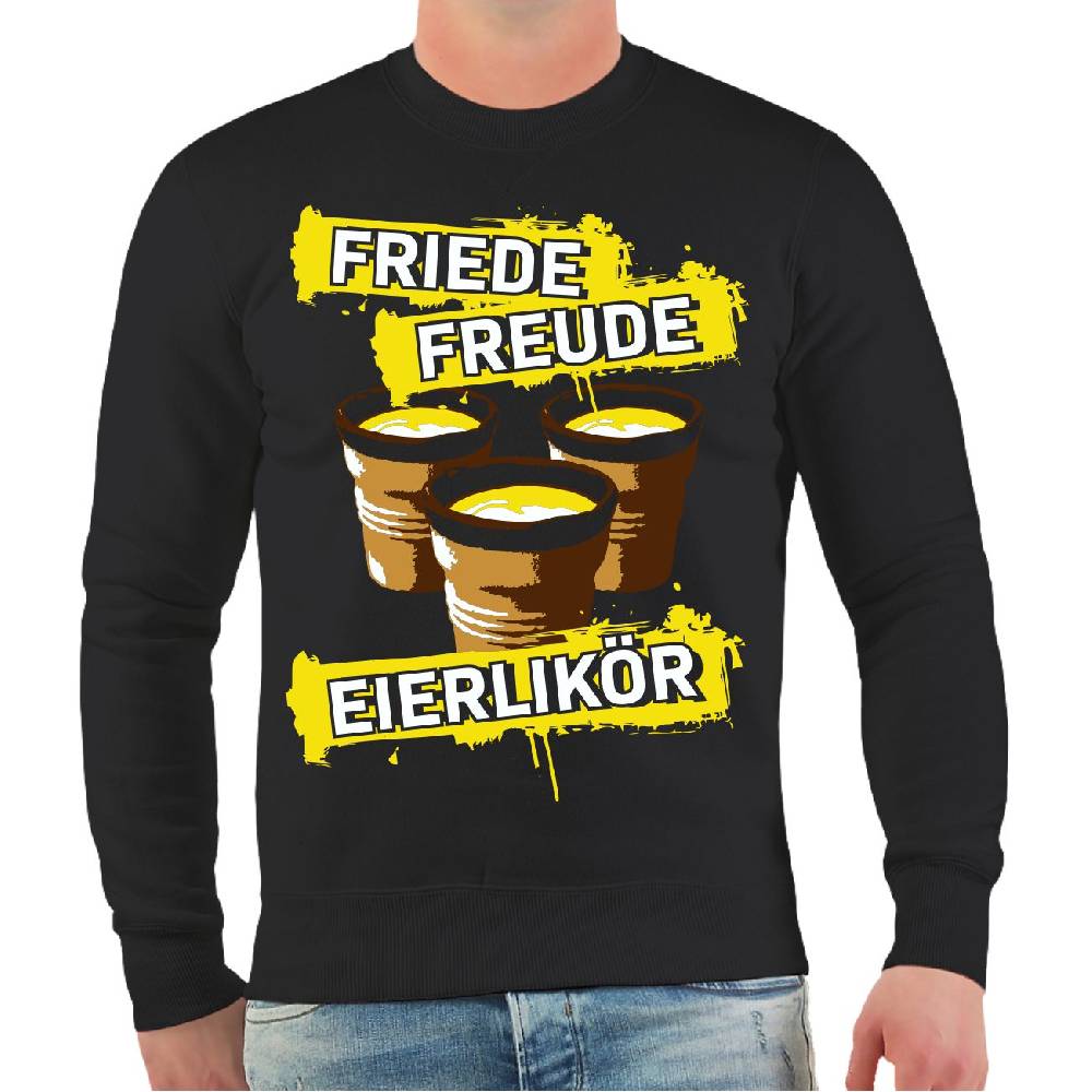 Spass Kostet Männer Sweatshirt Eierlikör Cyber Monday