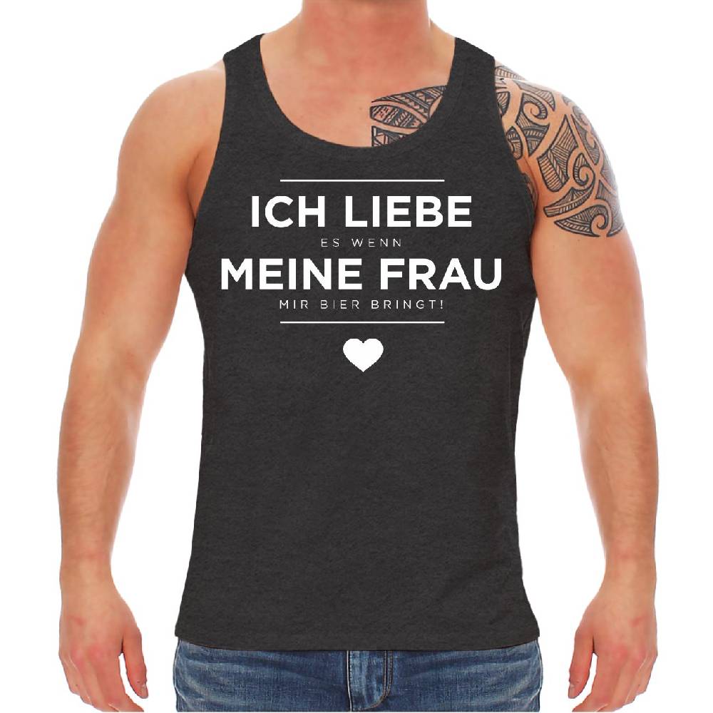 Spass Kostet Männer Träger ICH LIEBE es wenn MEINE FRAU mir Bier bringt Bestseller