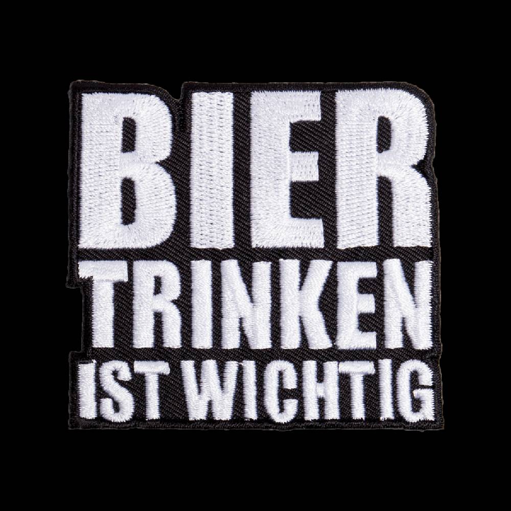 Spass Kostet Bügel Aufnäher Bier trinken ist wichtig ! VIP-Rabatte
