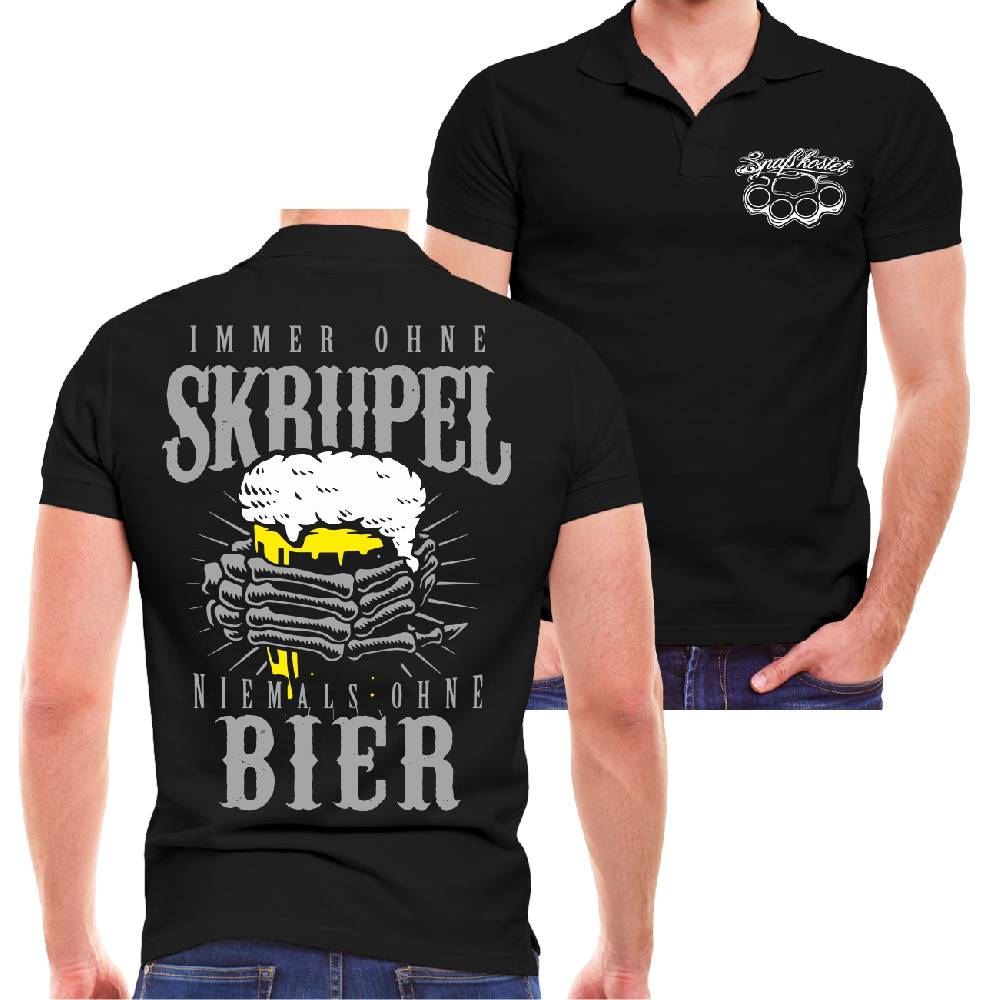 Spass Kostet Männer POLO Immer ohne Skrupel Niemals ohne BIER Wochenangebot