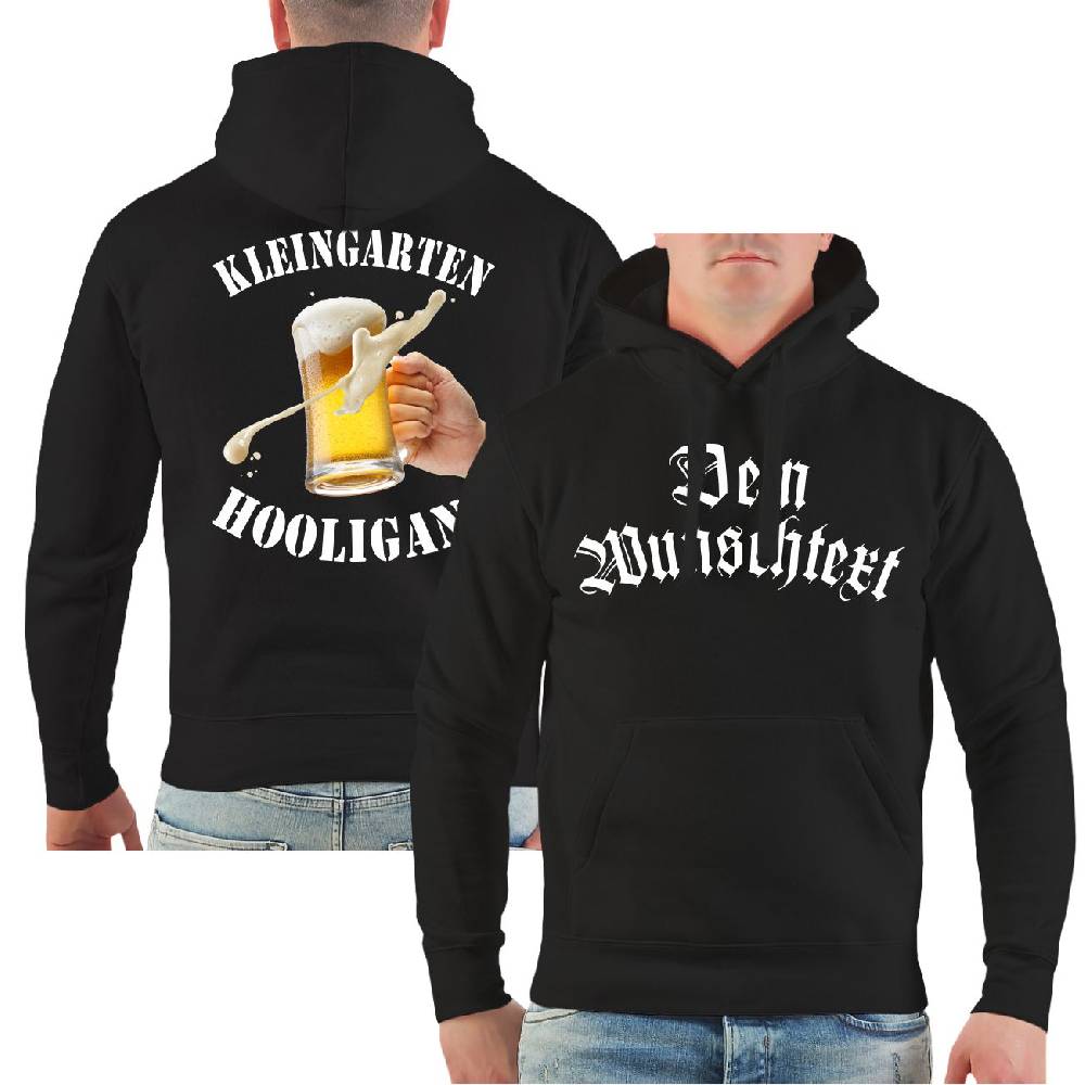 Spass Kostet Männer Kapu WUNSCHTEXT Kleingarten Hooligans Heißer Verkauf