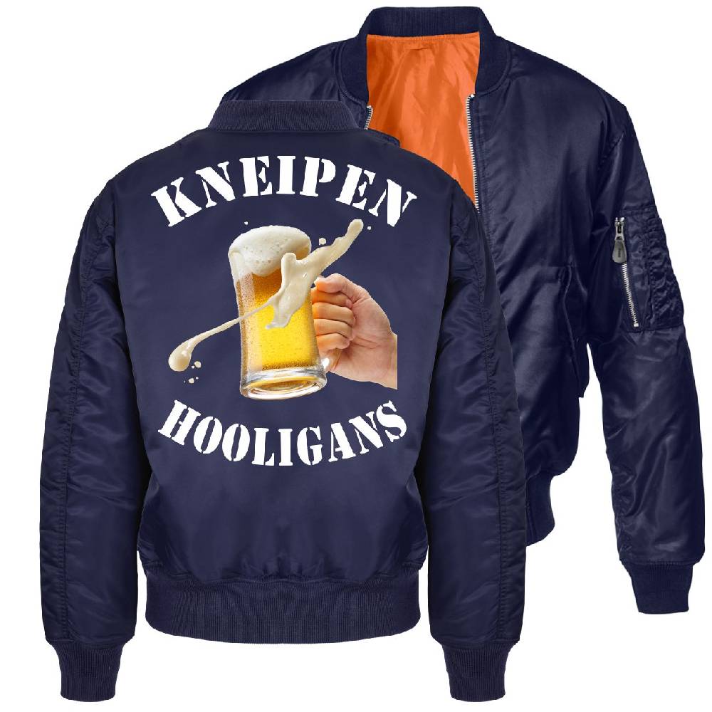 Spass Kostet Bomberjacke Pilotenjacke KNEIPEN HOOLIGANS Größe S bis 7XL Neueste Mode