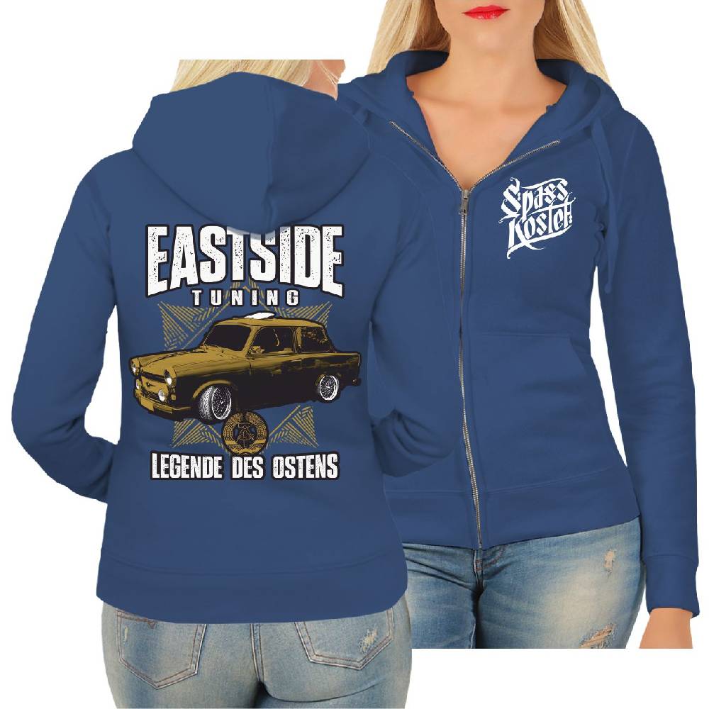 Spass Kostet Frauen Kapujacke DDR Eastside Tuning Legende des Ostens Kostenlose Rückgabe