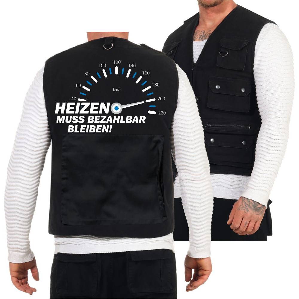 Spass Kostet Weste mit vielen Taschen Heizen muss bezahlbar bleiben Valentinstagsangebot