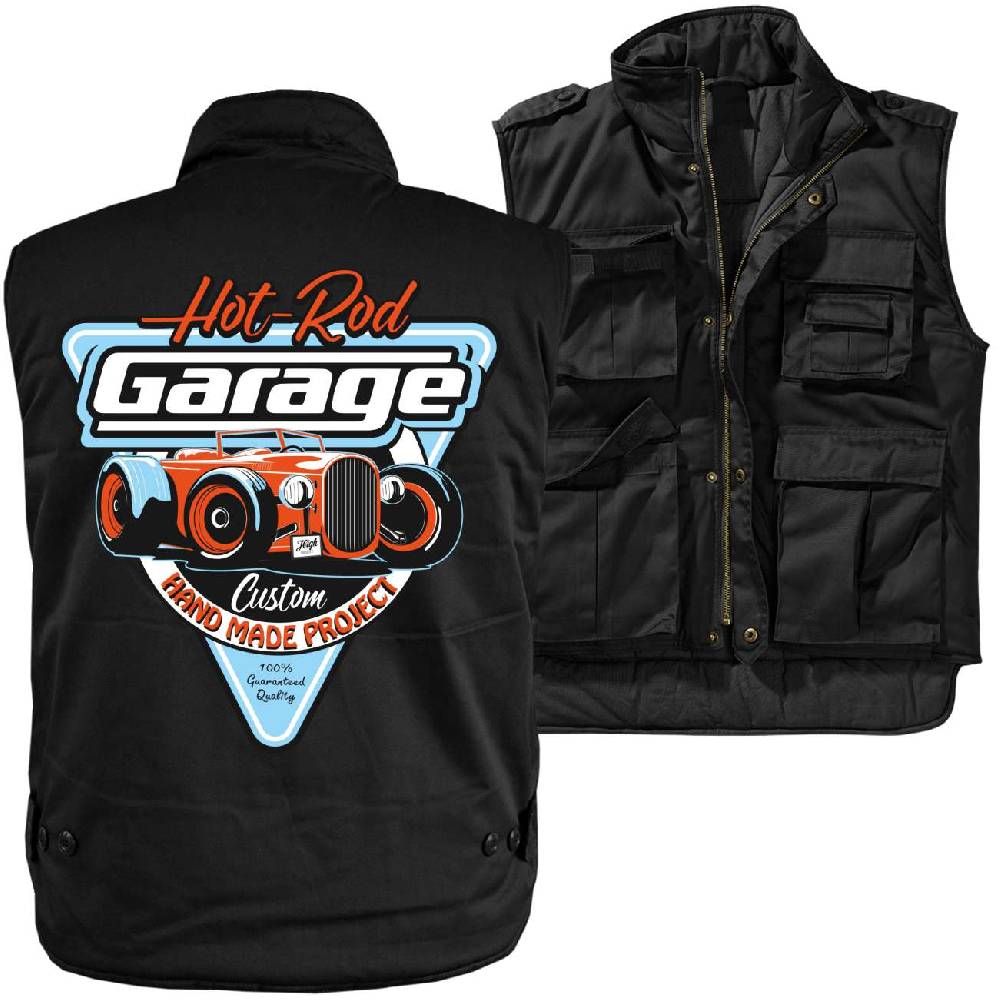 Spass Kostet Männer Ranger Weste mit Futter Hot rod Garage Handmade Custom Kostenloser Versand international