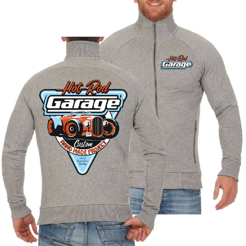 Spass Kostet Männer Sweatjacke Hot rod Garage Handmade Custom Fabrikladen