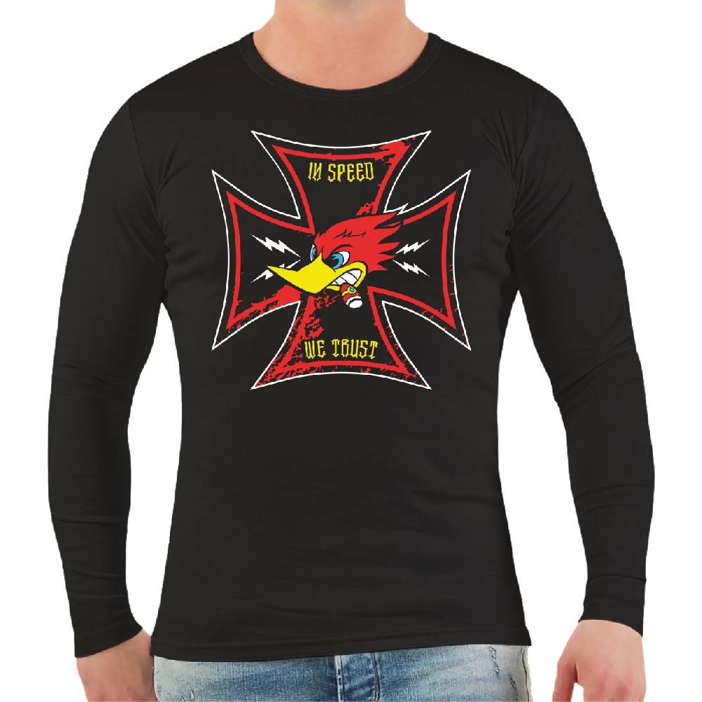 Spass Kostet Männer Longsleeve Racing Team In Speed we trust Exklusivangebot
