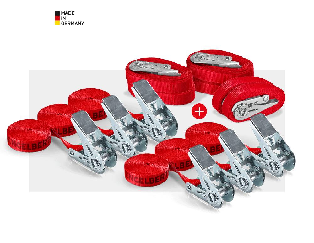 Strauss e.s. Spanngurt-Set mit Ratsche Hotsell