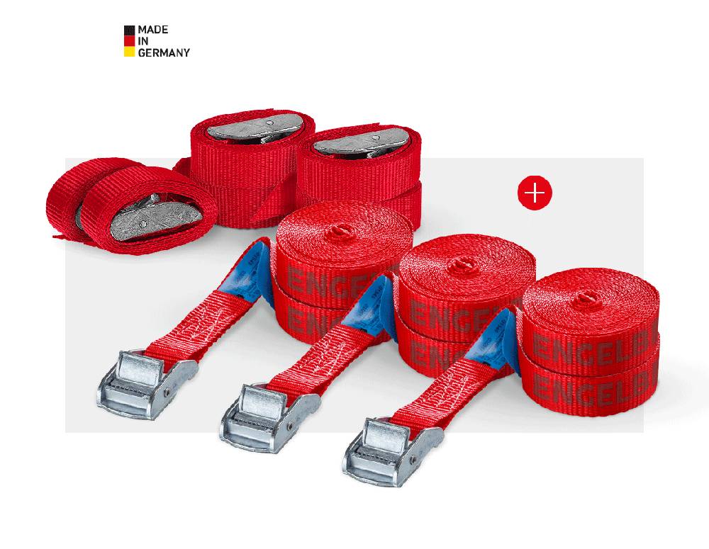 Strauss e.s. Spanngurt-Set mit Klemmverschluss Super Rabatt