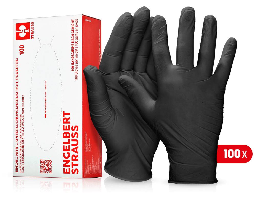 Strauss Einweg Nitril-Untersuchungshandschuhe, puderfrei Sonderangebot