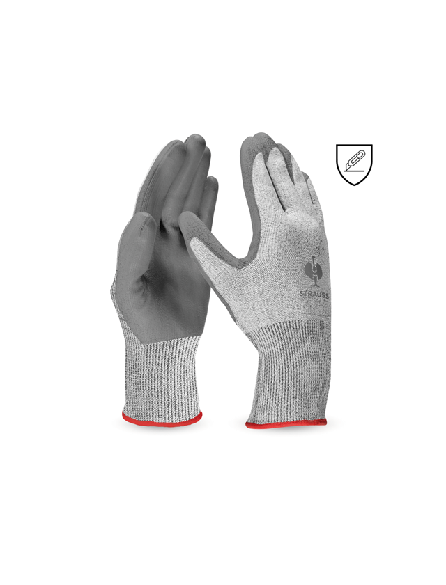Strauss PU-Schnittschutzhandschuhe, cut C Saisonschlussverkauf