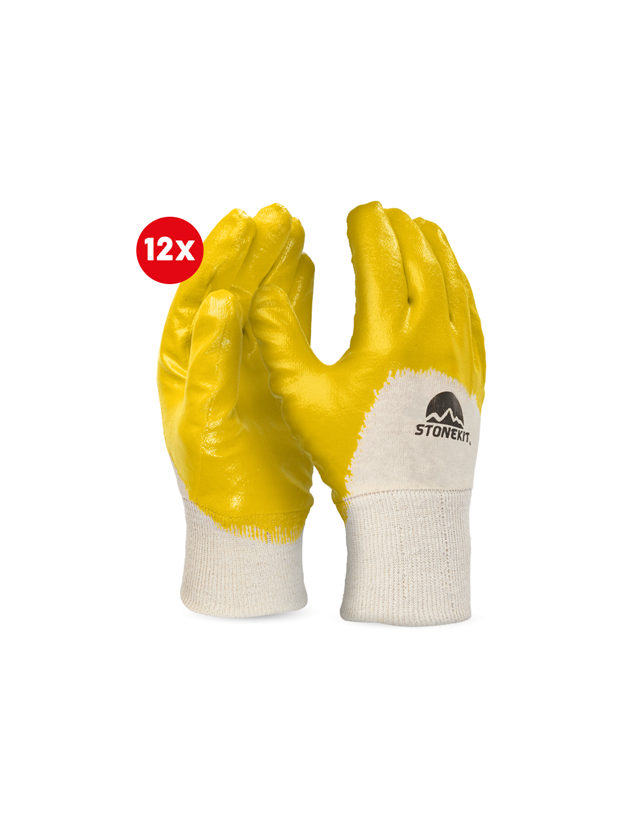 Strauss Nitril-Handschuhe Basic, teilbeschichtet,12er Pack Riesige Rabatte