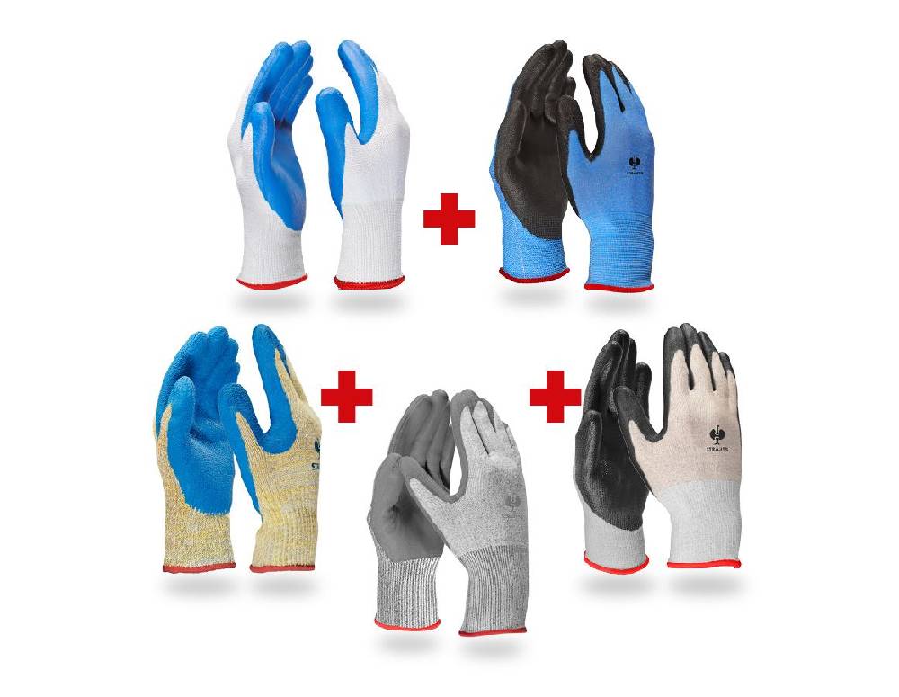 Strauss TEST-SET: Handschuhe Schnittschutz Jubiläumsangebot