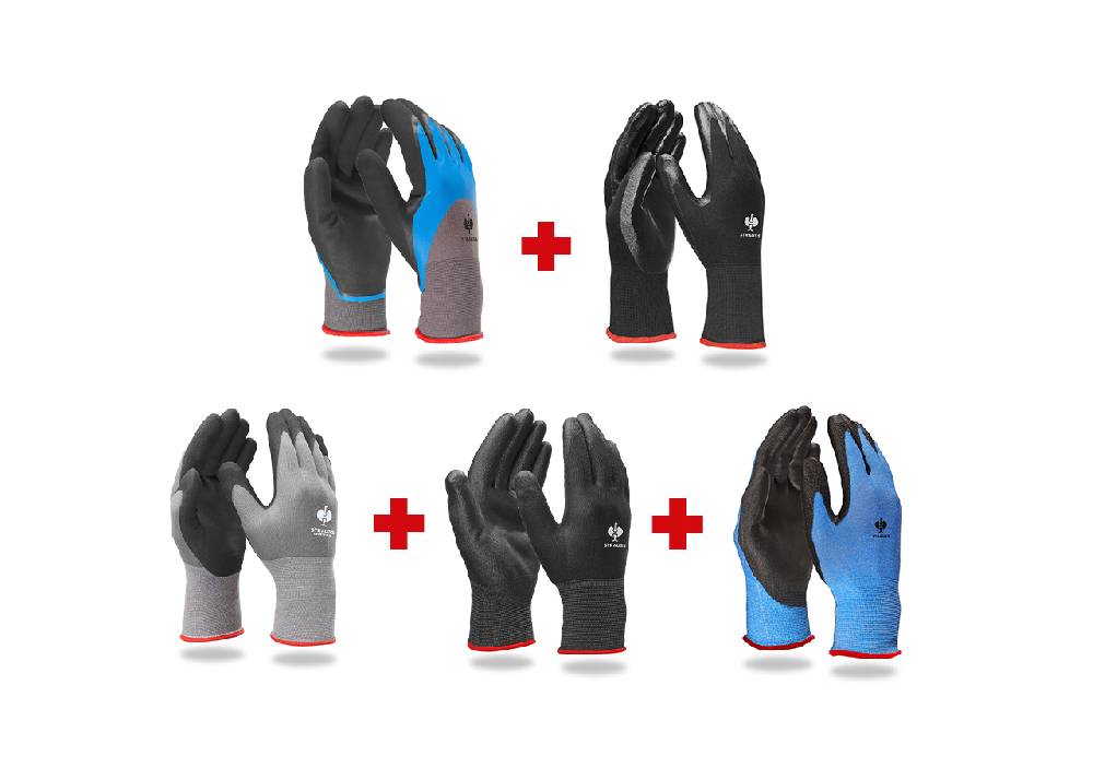 Strauss Handschuh-Profi-Set KFZ II 50% Rabatt mit kostenlosem Versand