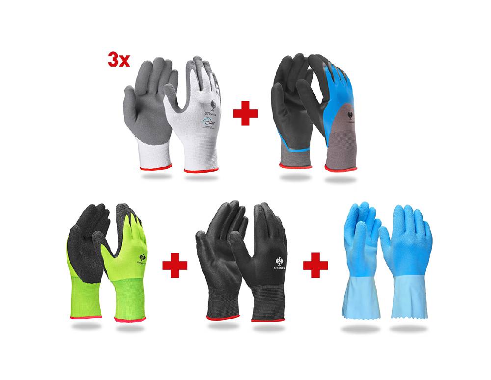 Strauss Handschuh-Profi-Set Sanitär II Vatertagsangebot