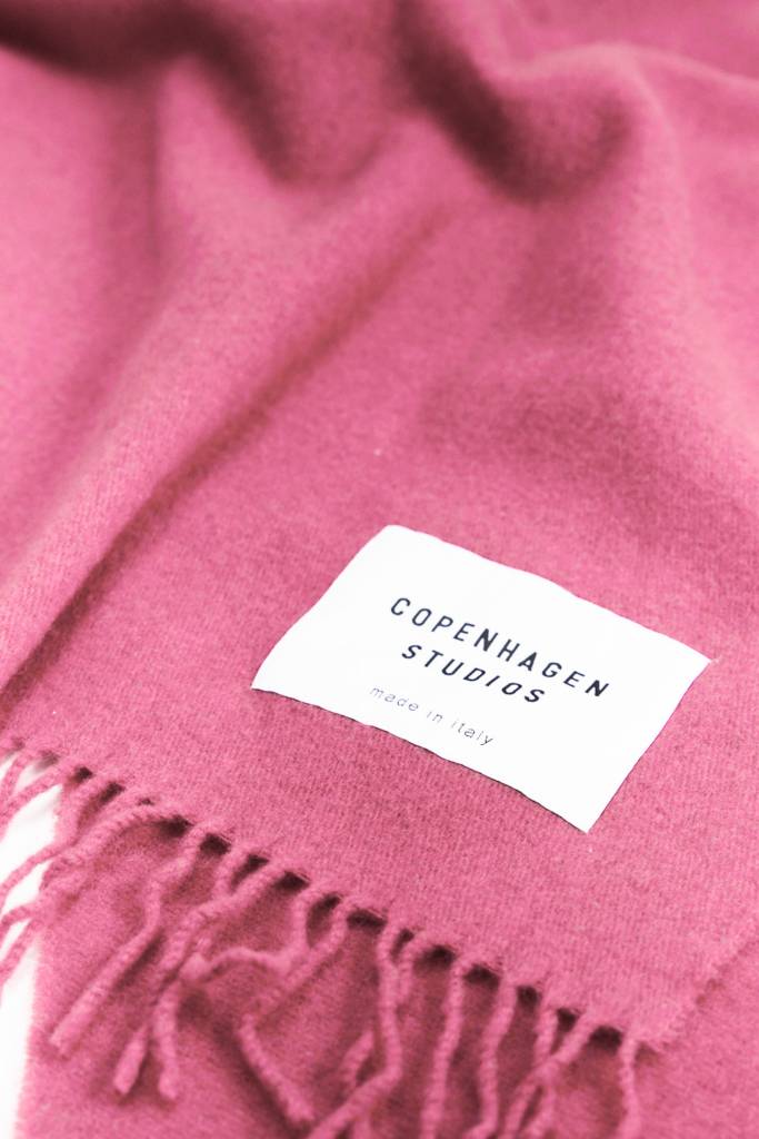 Studio Copenhagen CPH SHAWL 6 wool mix rose 2025