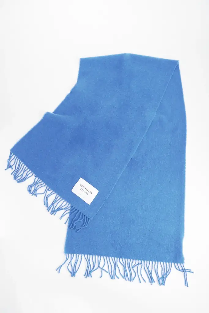 Studio Copenhagen CPH SHAWL 6 wool mix medium blue Auslauf