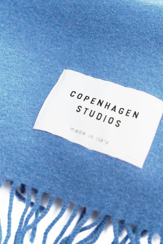 Studio Copenhagen CPH SHAWL 6 wool mix medium blue Auslauf