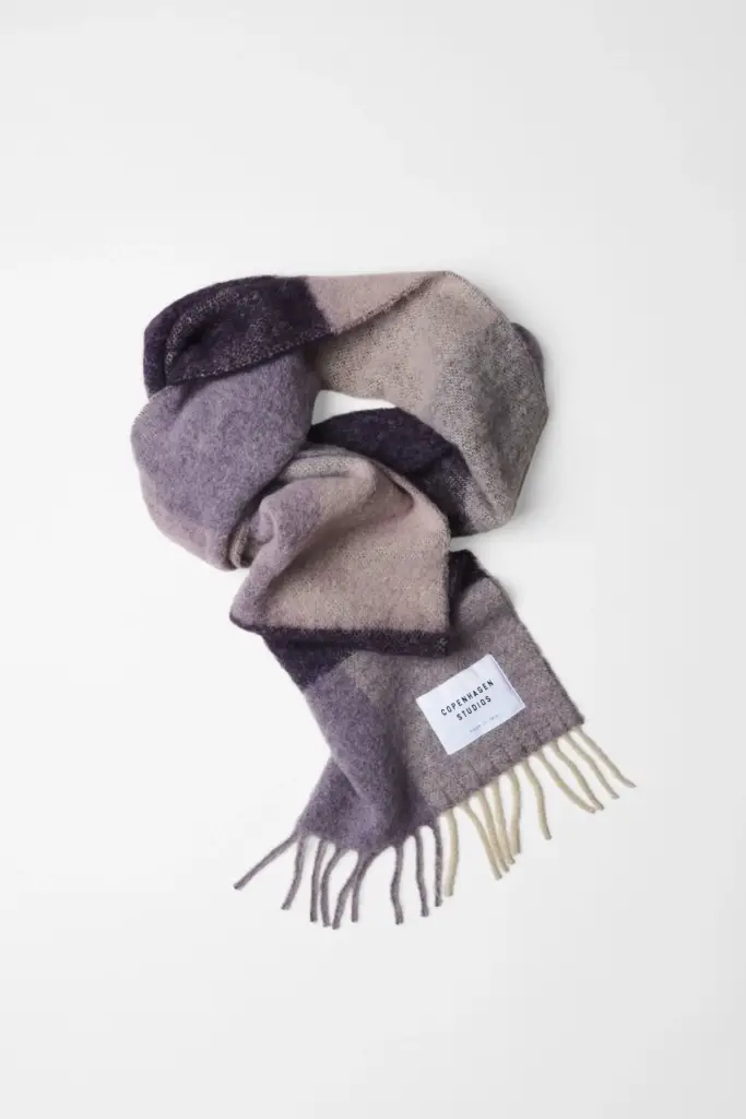 Studio Copenhagen CPH SHAWL 4 wool mix purple Schlussverkauf