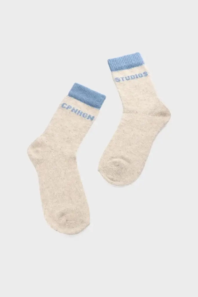 Studio Copenhagen CPH WOOL SOCKS 2 wool mix light beige Kostenloser Versand