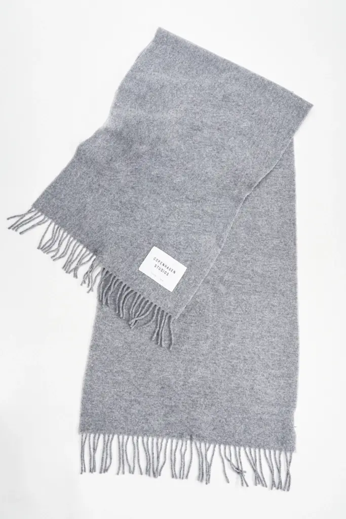 Studio Copenhagen CPH SHAWL 6 wool mix light grey Limitierter Zeitrabatt