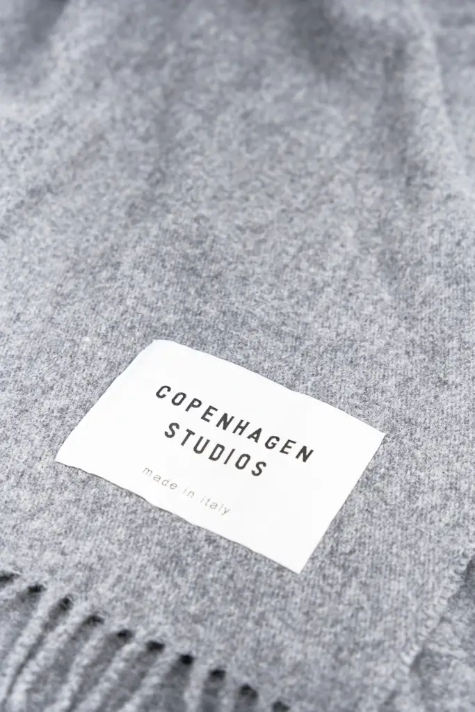 Studio Copenhagen CPH SHAWL 6 wool mix light grey Limitierter Zeitrabatt