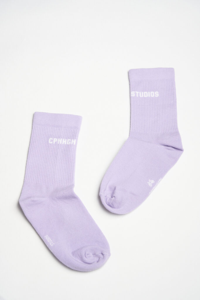 Studio Copenhagen CPH SOCKS 1 cotton blend lavender/white Sonderangebot