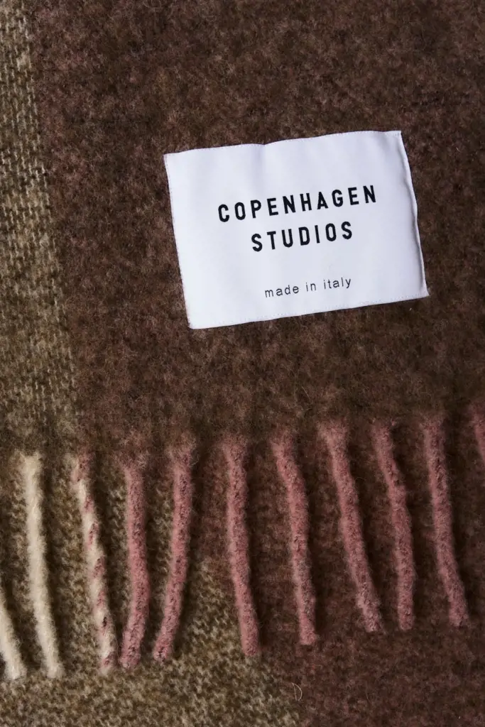 Studio Copenhagen CPH SHAWL 4 wool mix rose/brown Günstig kaufen