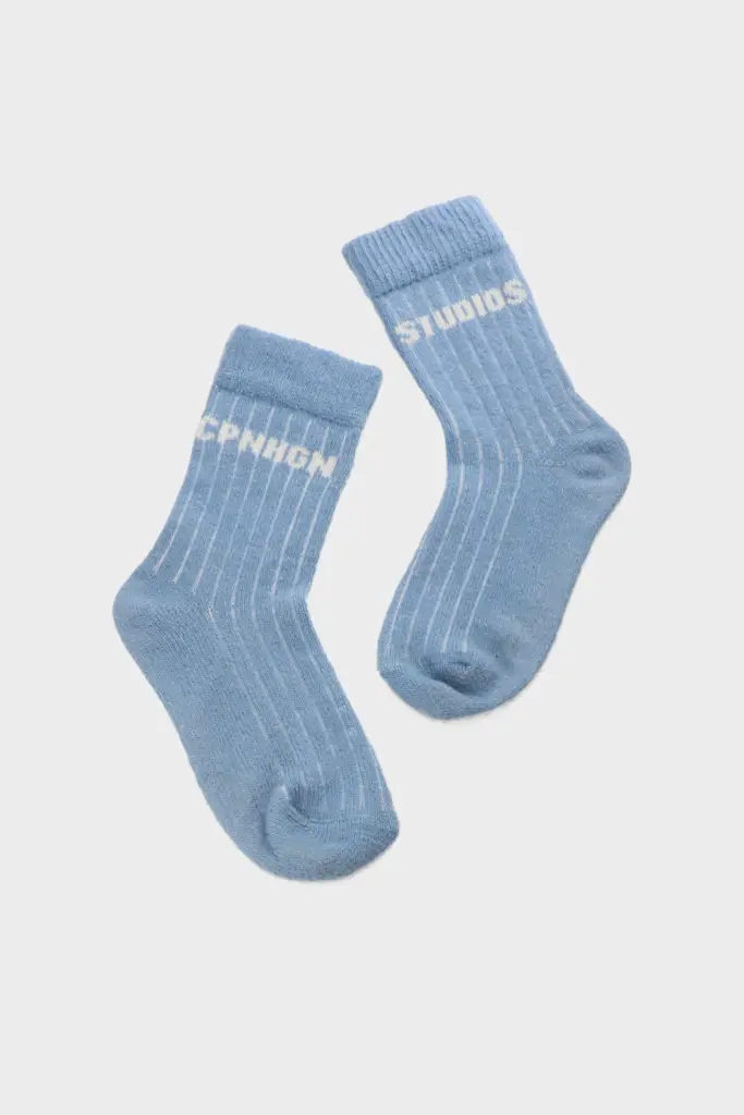 Studio Copenhagen CPH WOOL SOCKS 1 wool mix light blue Großer Ausverkauf
