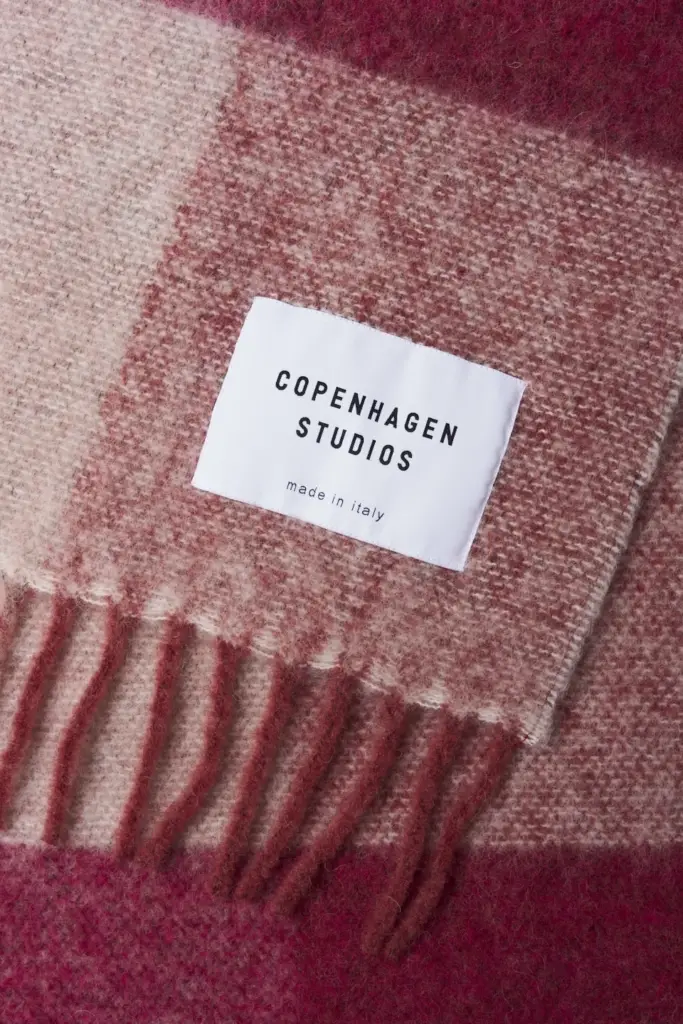 Studio Copenhagen CPH SHAWL 4 wool mix pink Cyber Monday
