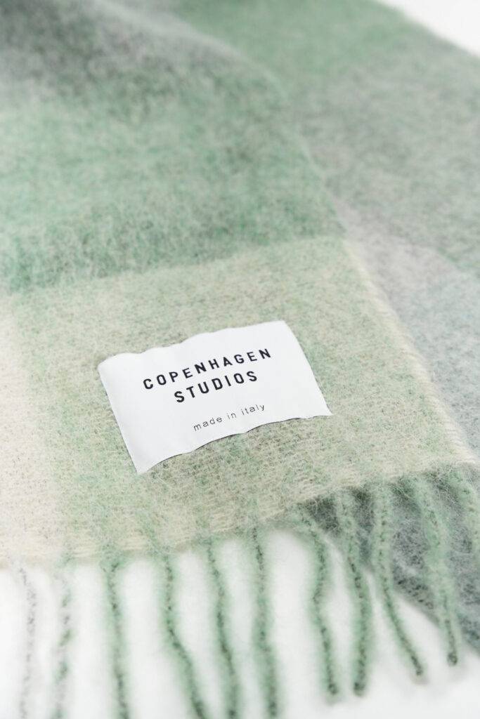 Studio Copenhagen CPH SHAWL 4 wool mix jade green Weihnachtsangebot