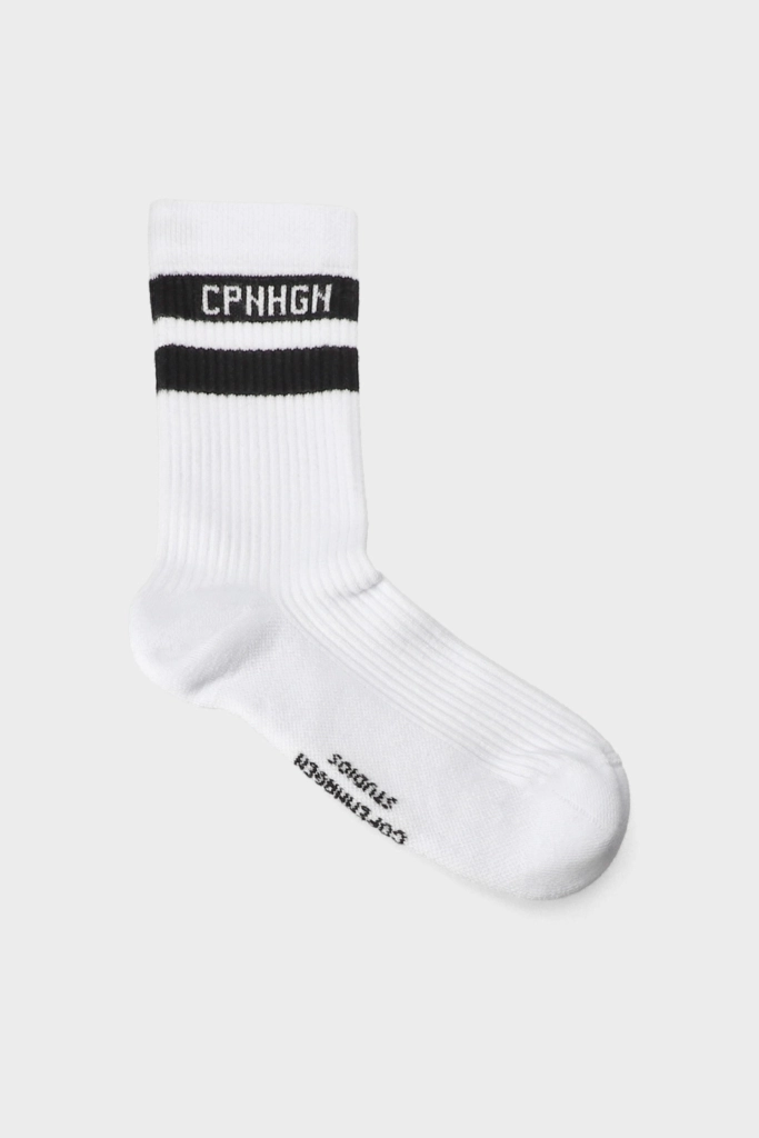 Studio Copenhagen CPH SOCKS 3 cotton blend white/black Vatertagsangebot