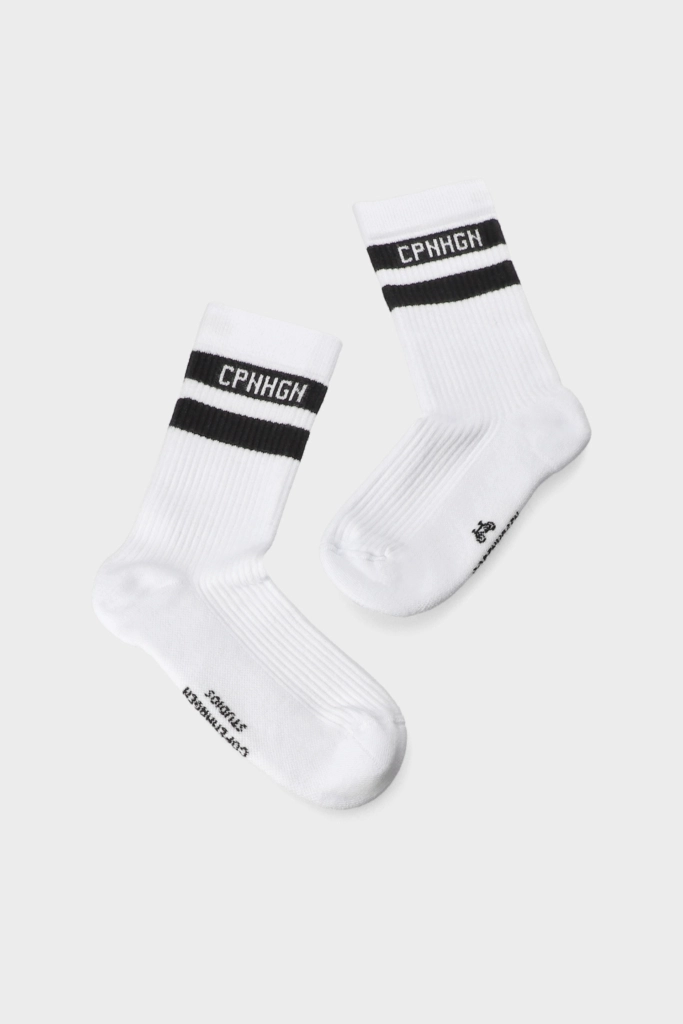 Studio Copenhagen CPH SOCKS 3 cotton blend white/black Vatertagsangebot