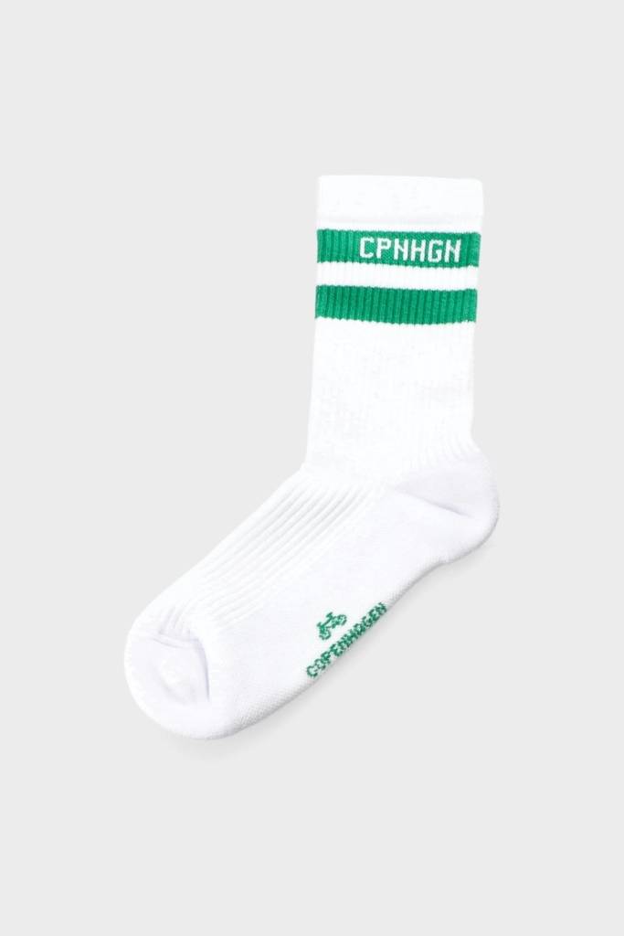 Studio Copenhagen CPH SOCKS 3 cotton blend white/green Valentinstagsangebot