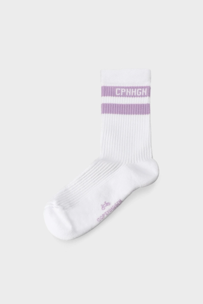 Studio Copenhagen CPH SOCKS 3 cotton blend white/lavender Jubiläumsangebot