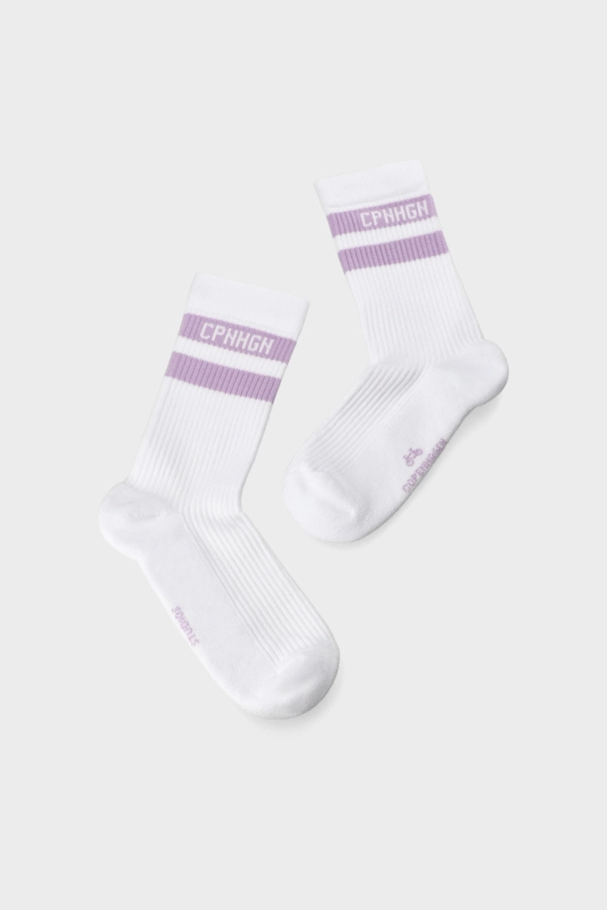 Studio Copenhagen CPH SOCKS 3 cotton blend white/lavender Jubiläumsangebot
