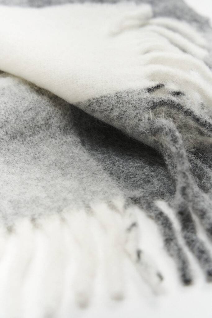 Studio Copenhagen CPH SHAWL 4 wool mix grey melange Neueste Mode