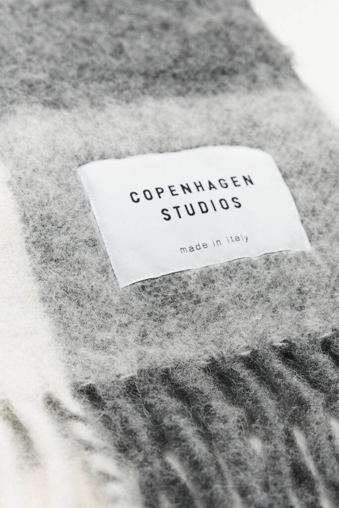 Studio Copenhagen CPH SHAWL 4 wool mix grey melange Neueste Mode