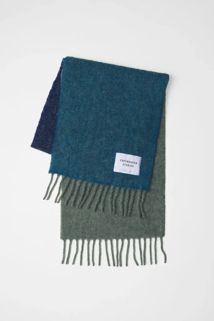 Studio Copenhagen CPH SHAWL 11 wool mix turquoise Online Outlet