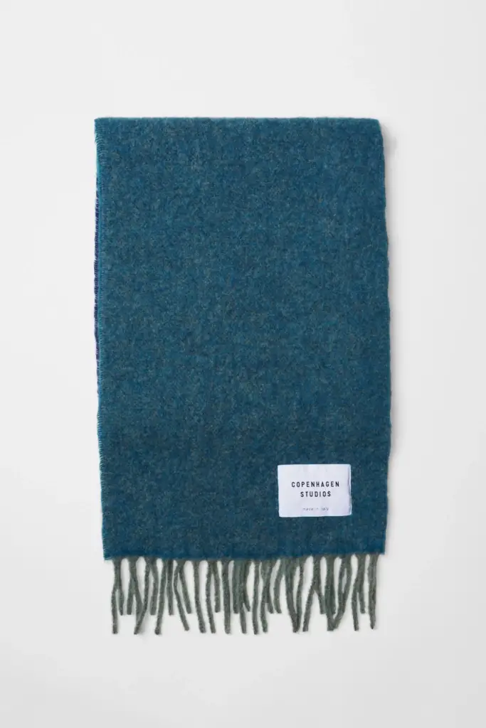 Studio Copenhagen CPH SHAWL 11 wool mix turquoise Online Outlet