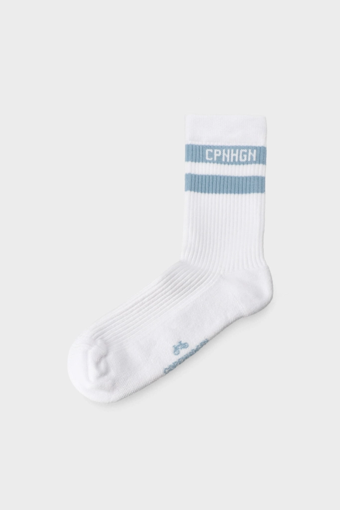 Studio Copenhagen CPH SOCKS 3 cotton blend white/light blue Exklusive Angebote