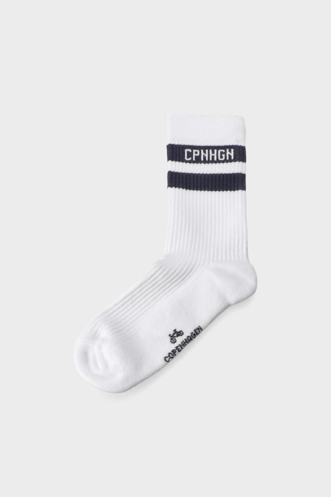 Studio Copenhagen CPH SOCKS 3 cotton blend white/navy Blitzangebot