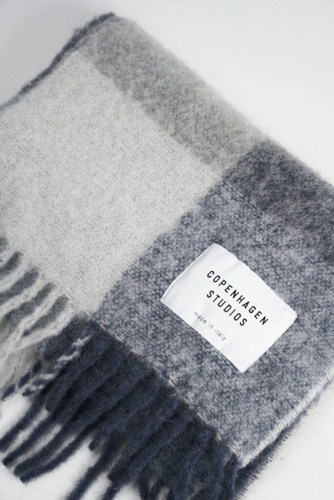 Studio Copenhagen CPH SHAWL 4 wool mix blue Saisonale Angebote