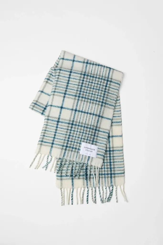 Studio Copenhagen CPH SHAWL 10 wool mix turquoise Tägliche Deals