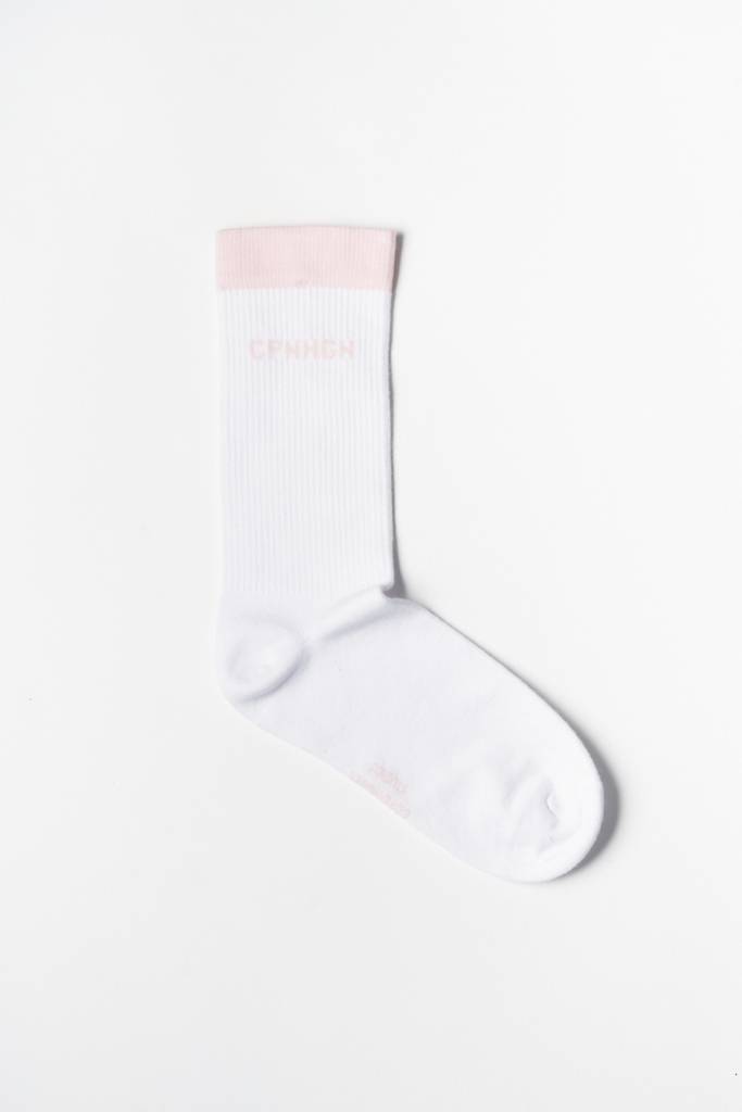 Studio Copenhagen CPH SOCKS 2 cotton blend white/light rose Sonderangebote