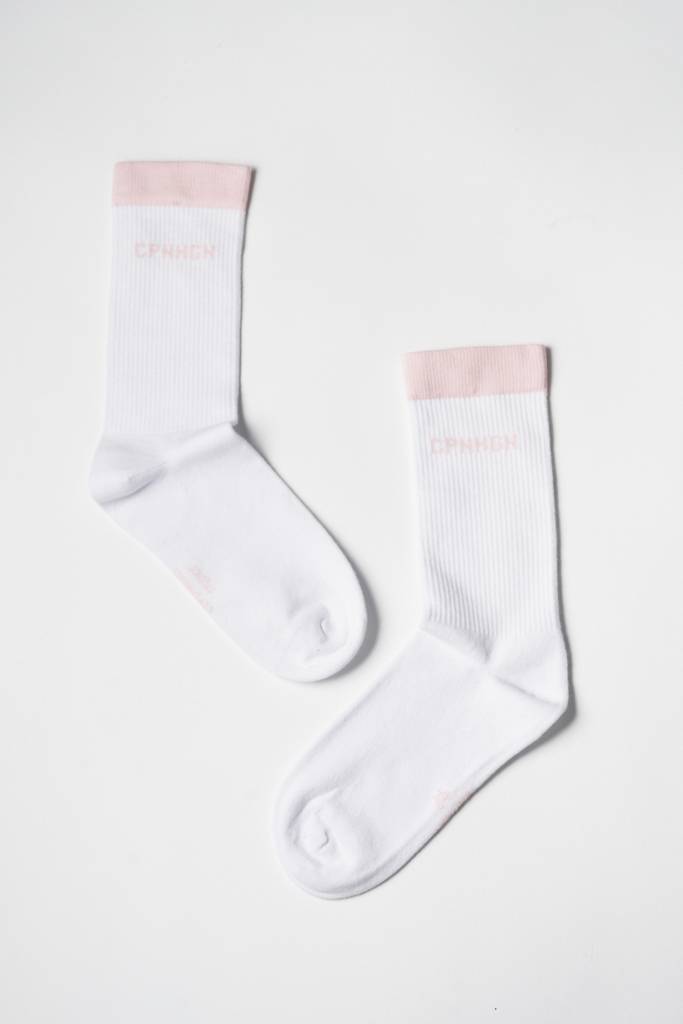 Studio Copenhagen CPH SOCKS 2 cotton blend white/light rose Sonderangebote