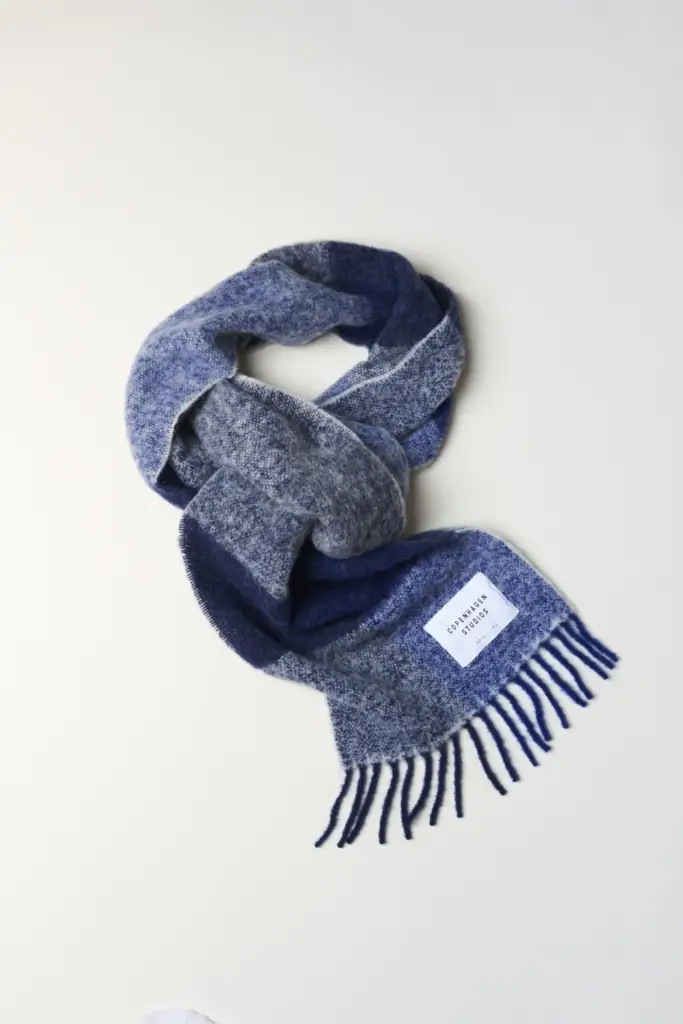 Studio Copenhagen CPH SHAWL 4 wool mix royal blue Tiefpreis