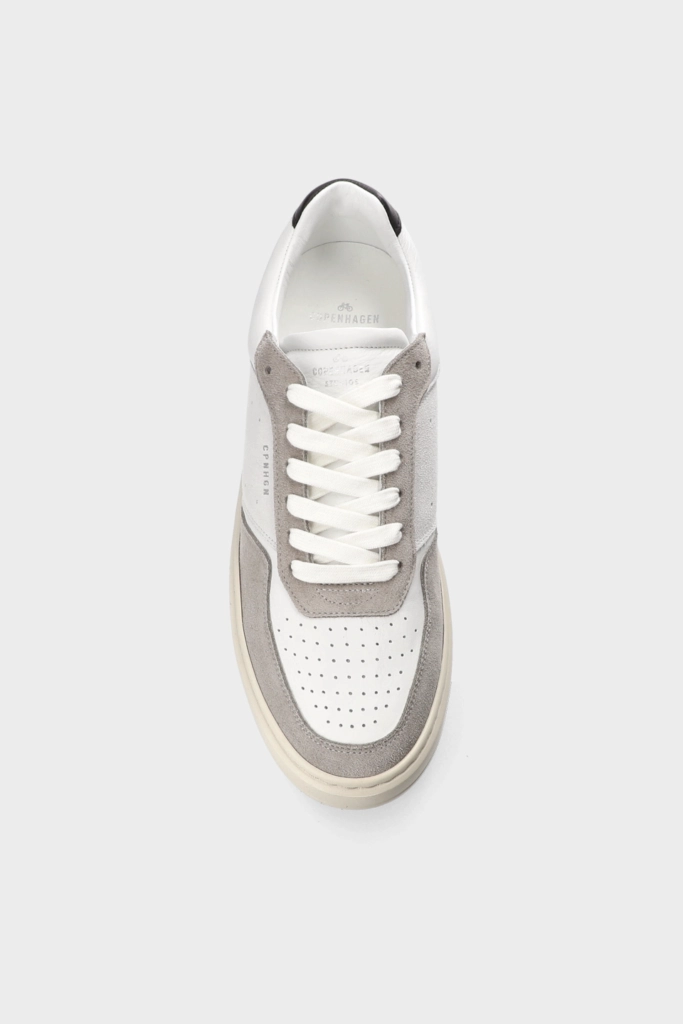 Studio Copenhagen CPH1M leather mix white/grey Clearance-Verkauf
