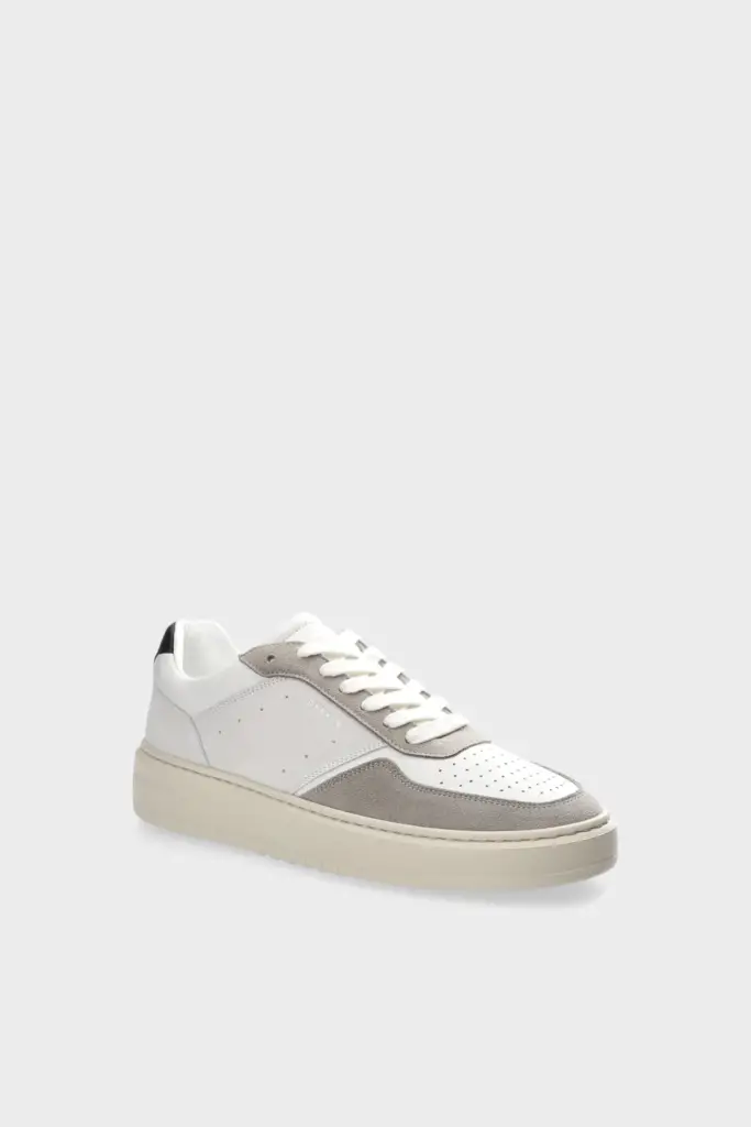 Studio Copenhagen CPH1M leather mix white/grey Clearance-Verkauf